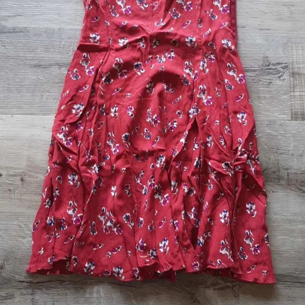 Red Floral Dress - Picture 2 of 2